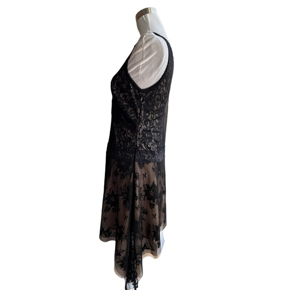 Alexa Admor Womens Lace Dress Size L Sleeveless Handkerchief Witchy Whimsigoth - Picture 5 of 11
